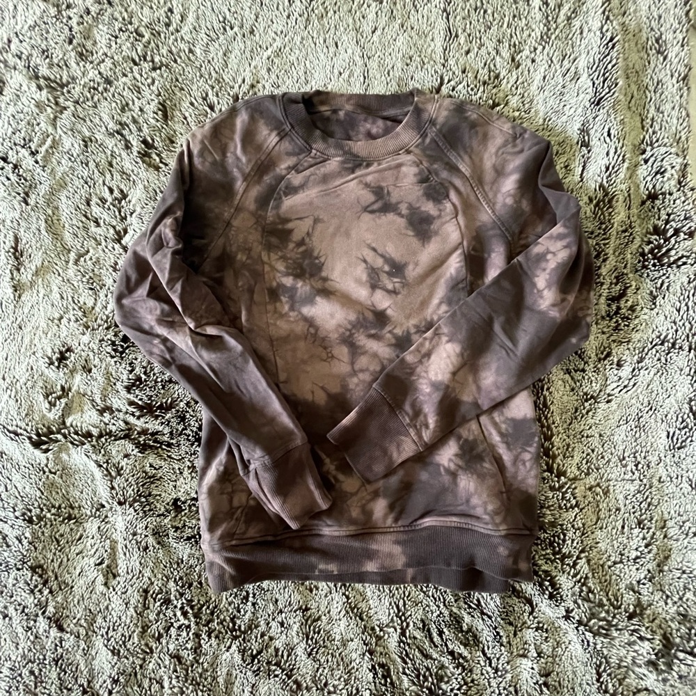 Lululemon sweatshirt purple tie dye
